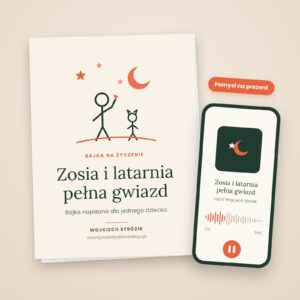 Bajka na życzenie – okładka bajki i nagranie w telefonie, pomysł na prezent