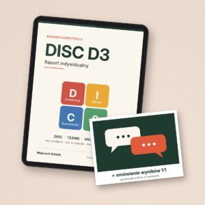 Badanie DISC D3 z omówieniem wyników 1:1 online
