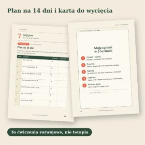 Plan na 14 dni i karta Moja spirala w 5 krokach do wycięcia